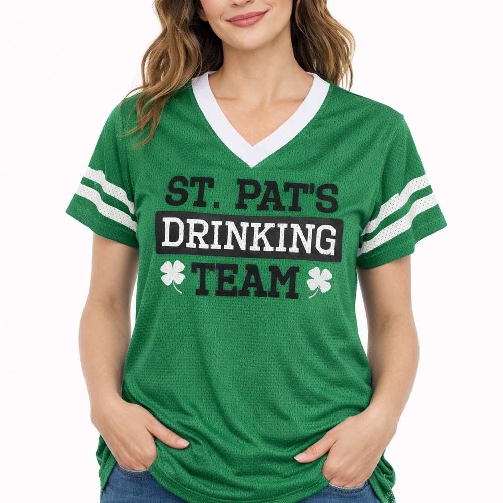Green St. Pat's Drinking Team T-Shirt
